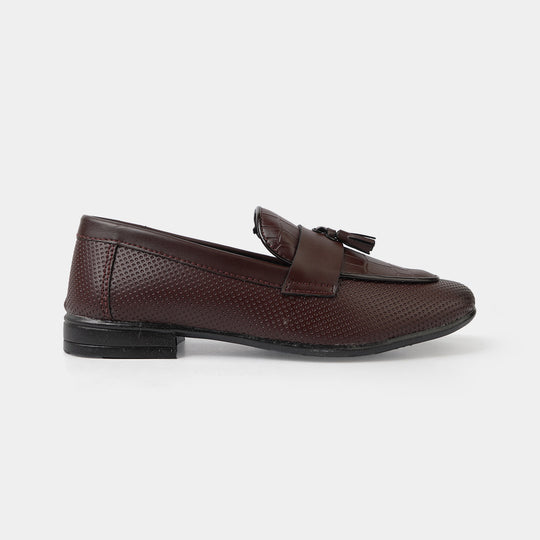 Boys Formal Shoes MF03-BROWN