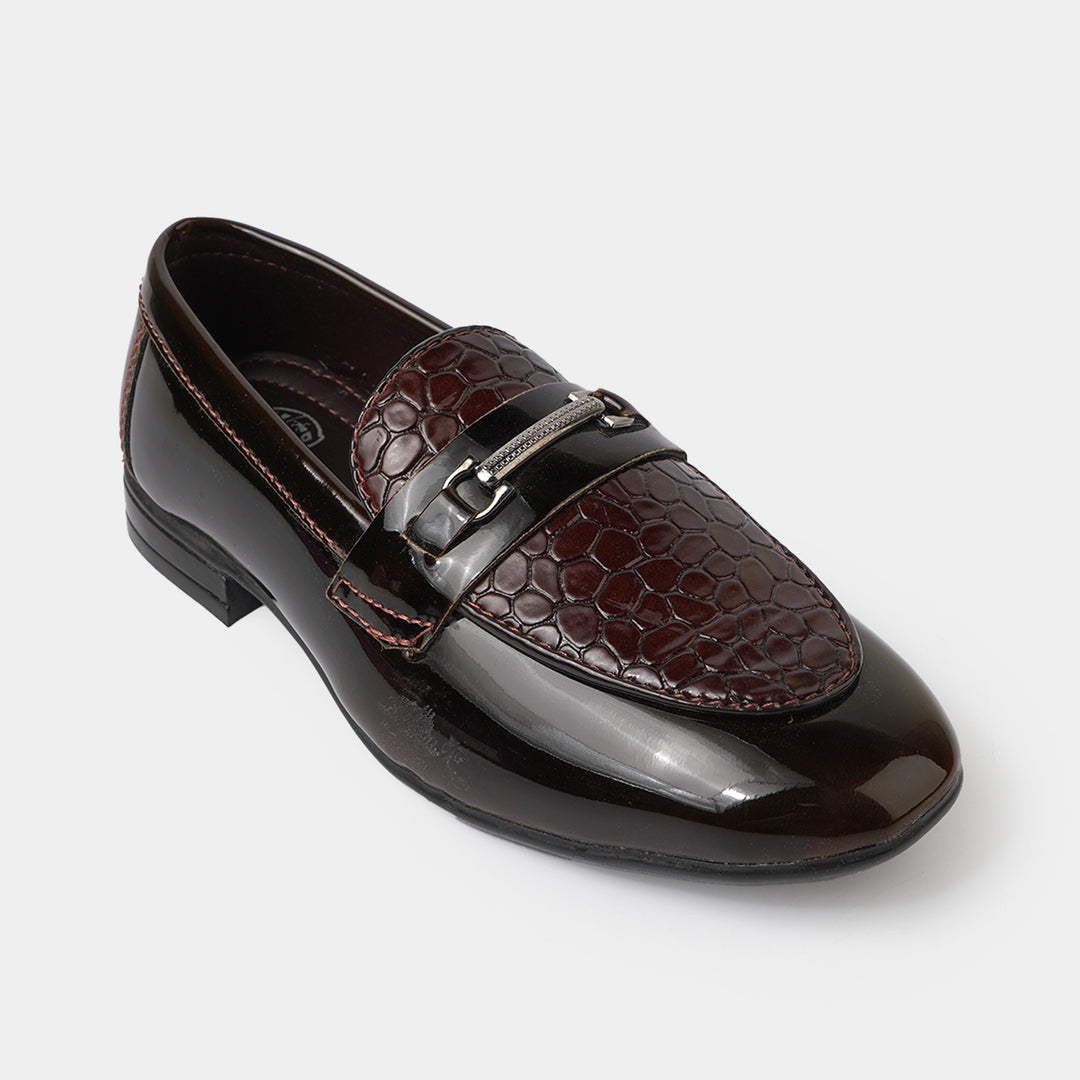 Boys Formal Shoes MF05-BROWN