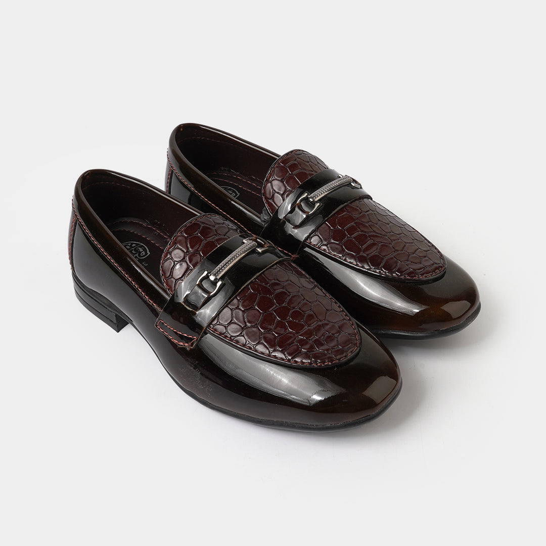 Boys Formal Shoes MF05-BROWN