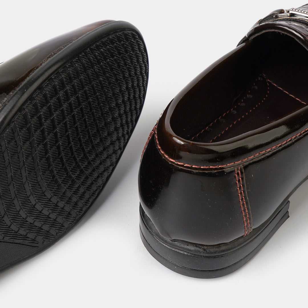 Boys Formal Shoes MF05-BROWN
