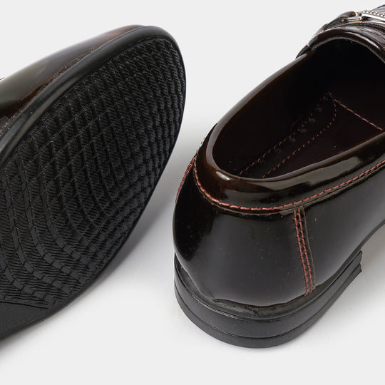 Boys Formal Shoes MF05-BROWN