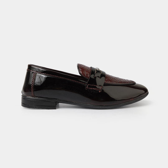 Boys Formal Shoes MF05-MAROON