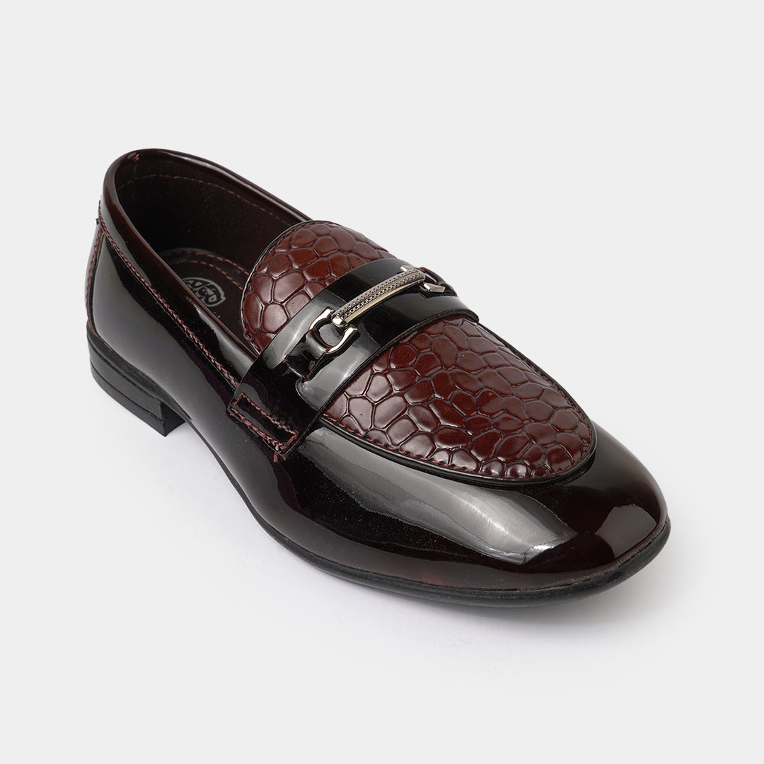Boys Formal Shoes MF05-MAROON