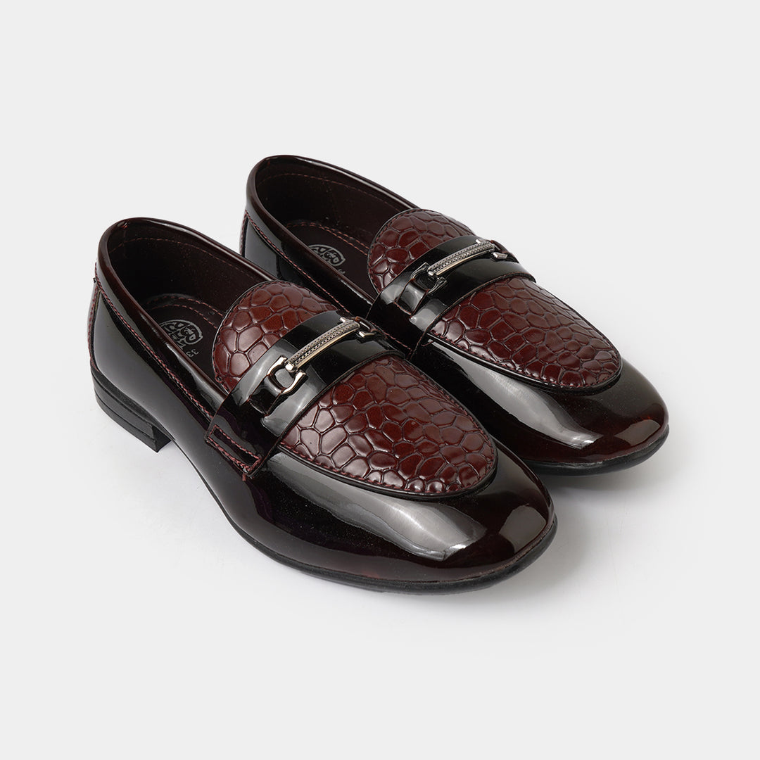 Boys Formal Shoes MF05-MAROON