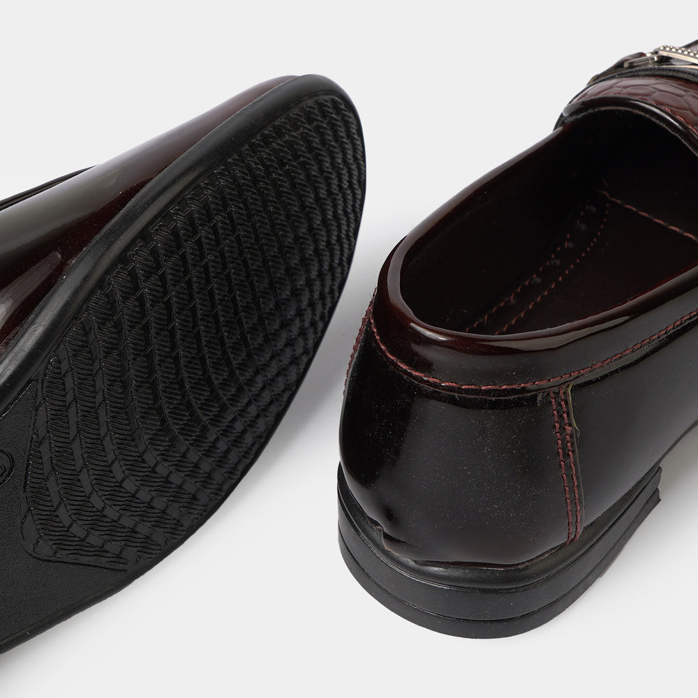 Boys Formal Shoes MF05-MAROON