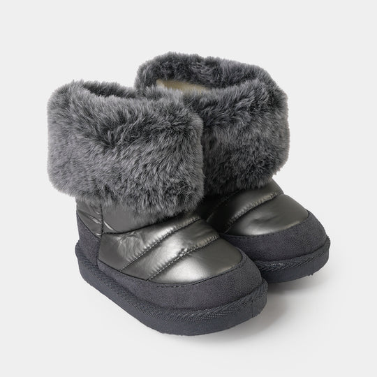 Girls Boots LIN-1-SILVER