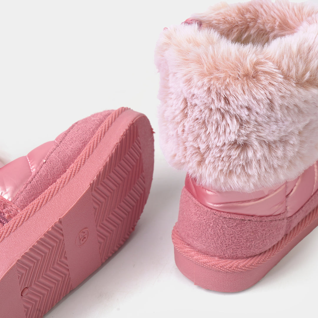 Girls Boots LIN-1-Pink