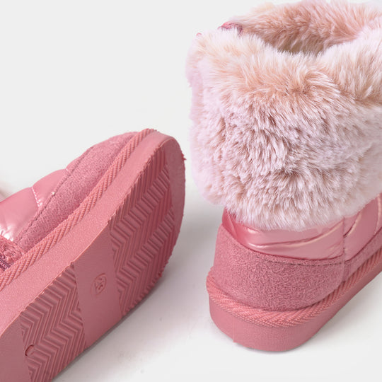 Girls Boots LIN-1-Pink