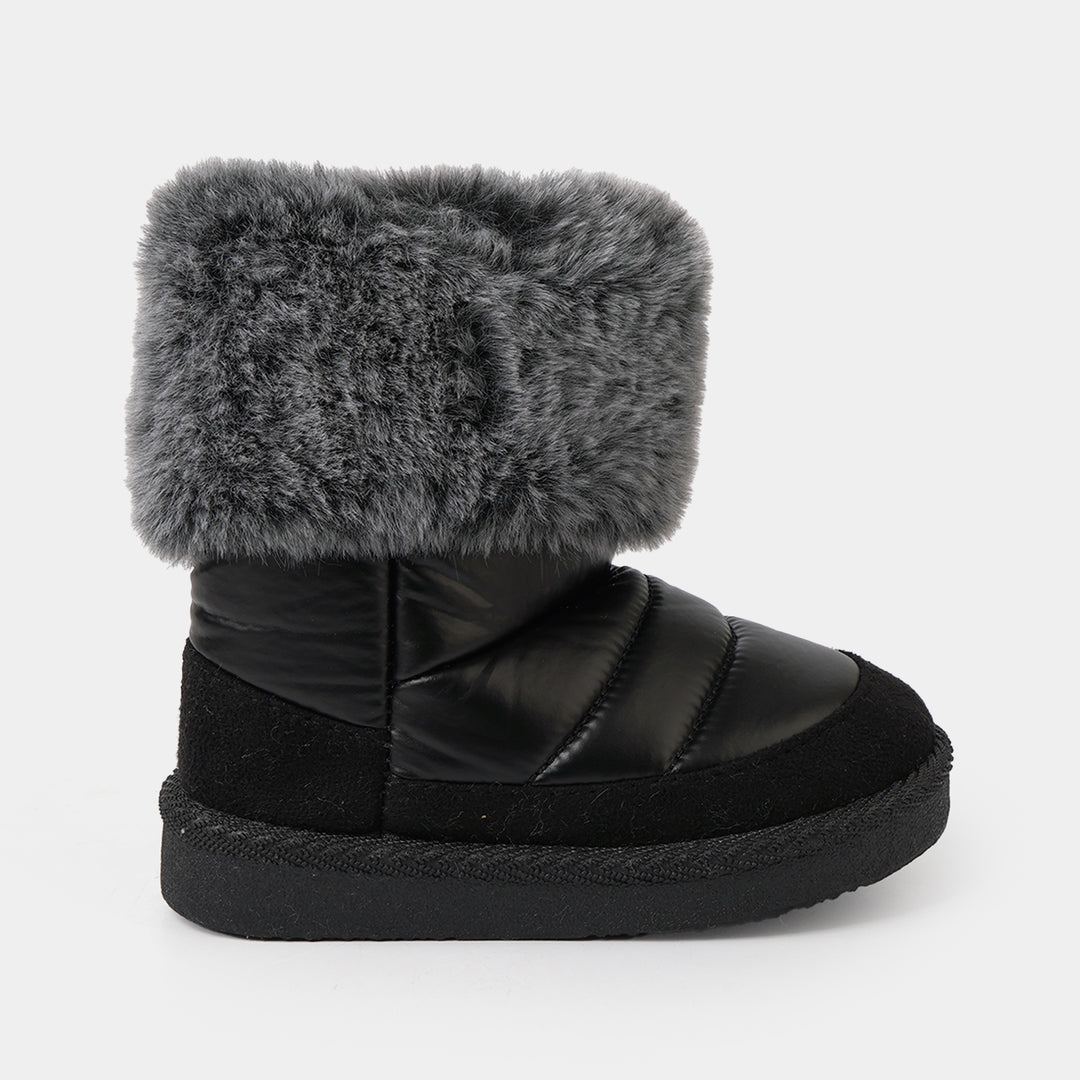 Girls Boots LIN-1-BLACK