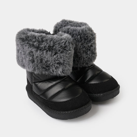 Girls Boots LIN-1-BLACK