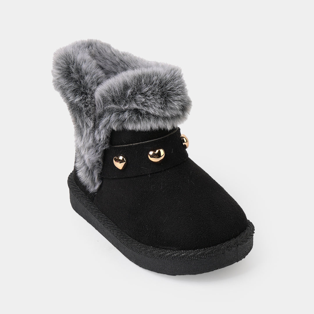 Girls Boots LIN-2-BLACK