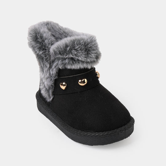 Girls Boots LIN-2-BLACK