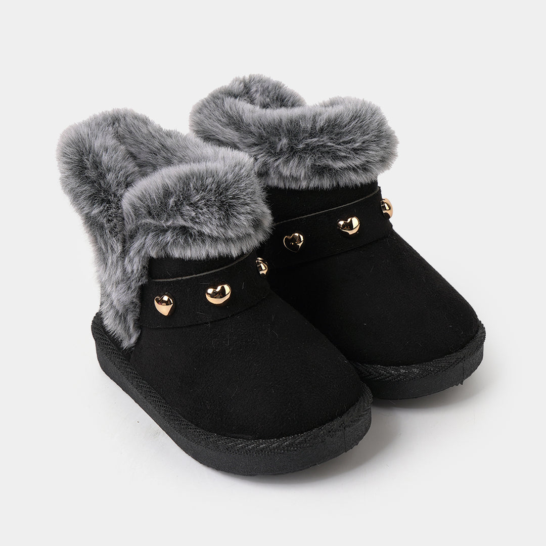 Girls Boots LIN-2-BLACK