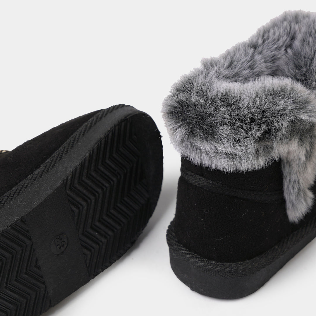 Girls Boots LIN-2-BLACK