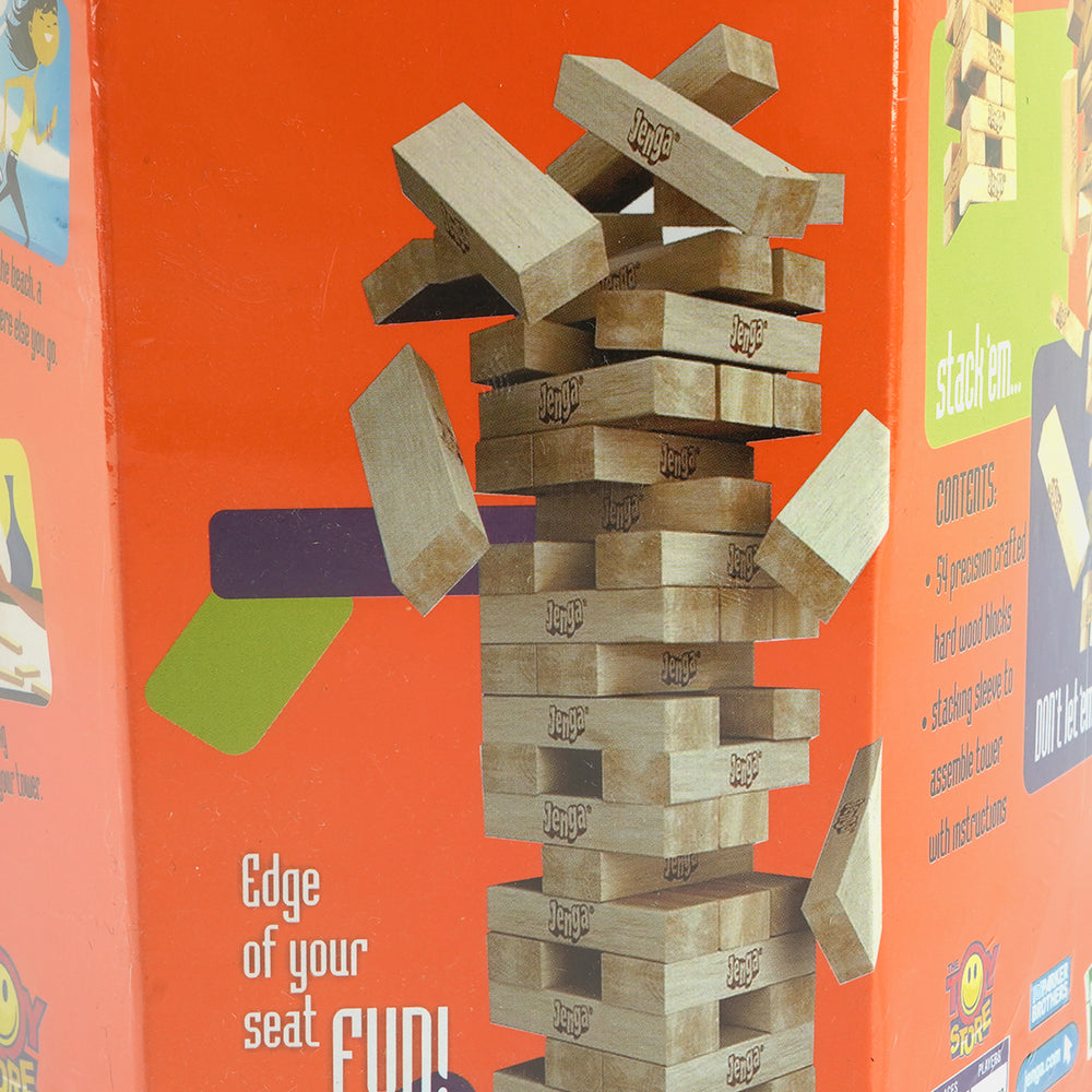 Portable Wooden Jenga Stacking Tower Game | 48Pcs