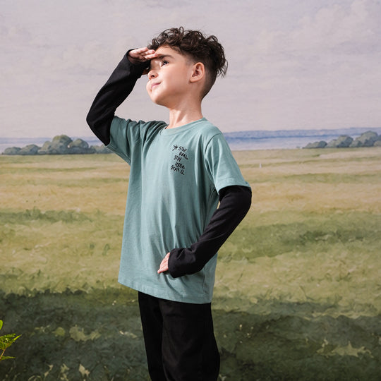 Boys Cotton Jersey T-Shirt Stay Real