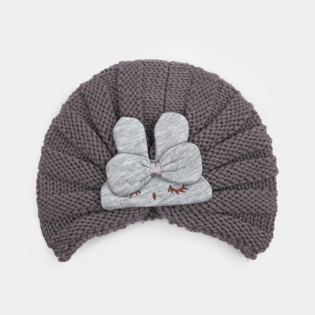 Woolen Baby Turban Cap/Hat