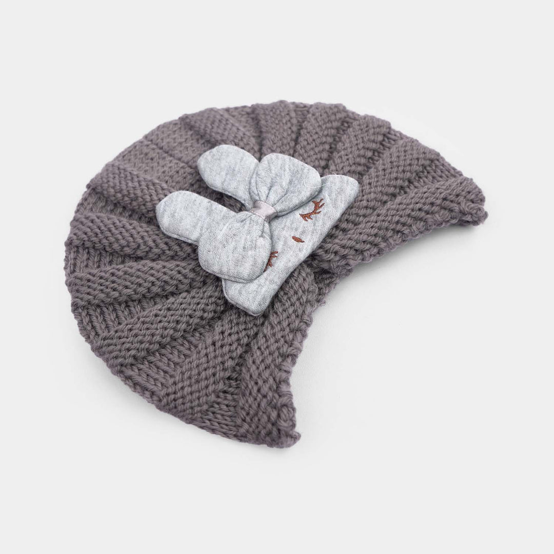 Woolen Baby Turban Cap/Hat