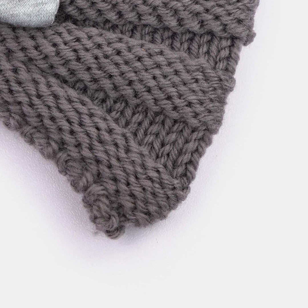 Woolen Baby Turban Cap/Hat