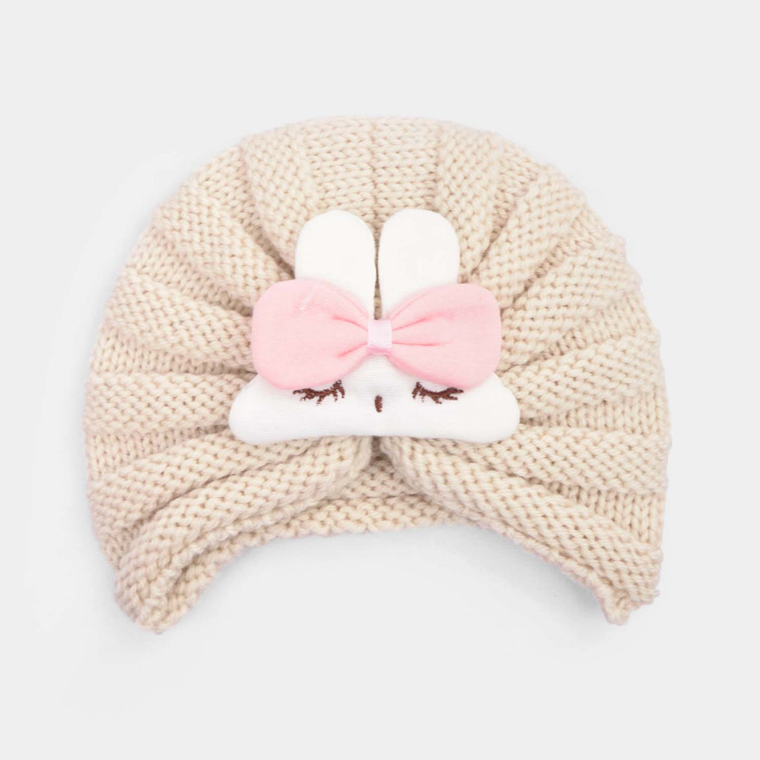Woolen Baby Turban Cap/Hat