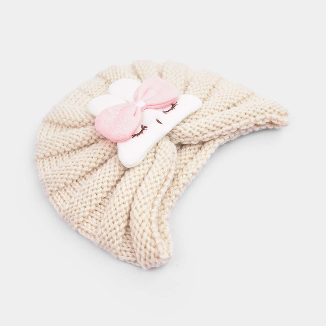 Woolen Baby Turban Cap/Hat