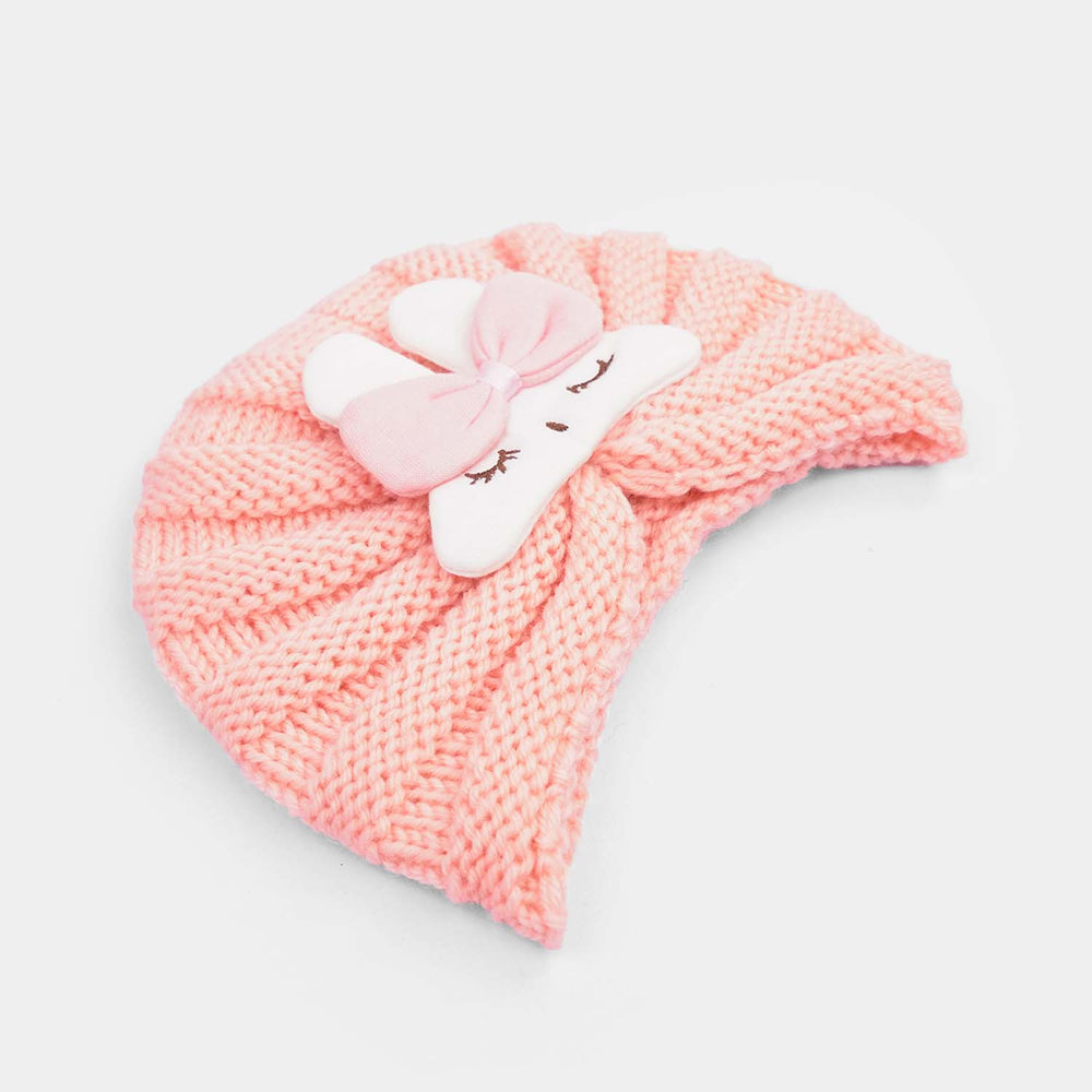 Woolen Baby Turban Cap/Hat