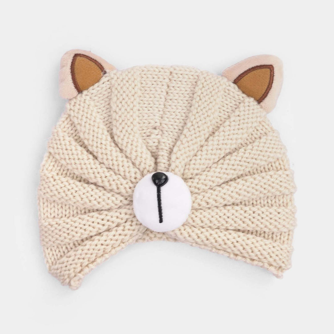 Woolen Baby Turban Cap/Hat
