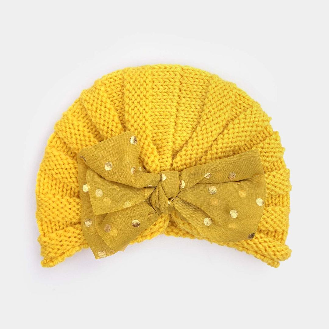 Woolen Baby Turban Cap/Hat