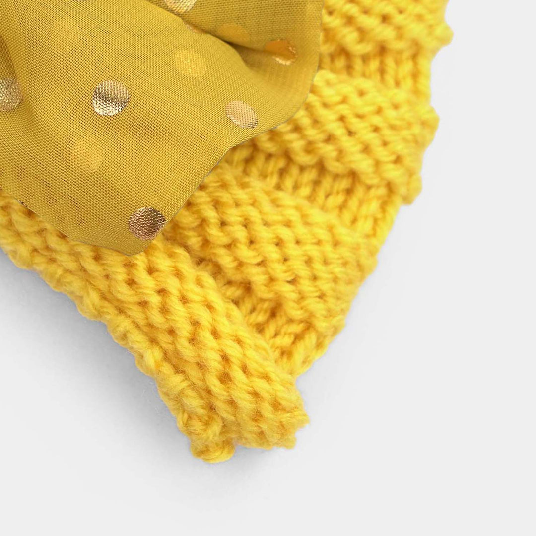 Woolen Baby Turban Cap/Hat