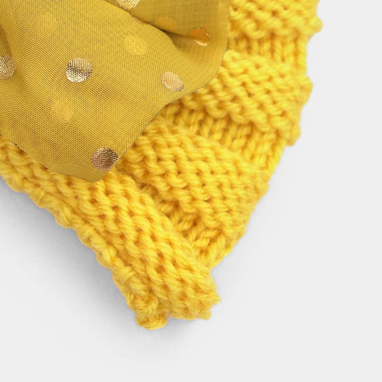 Woolen Baby Turban Cap/Hat