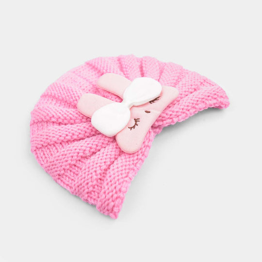 Woolen Baby Turban Cap/Hat