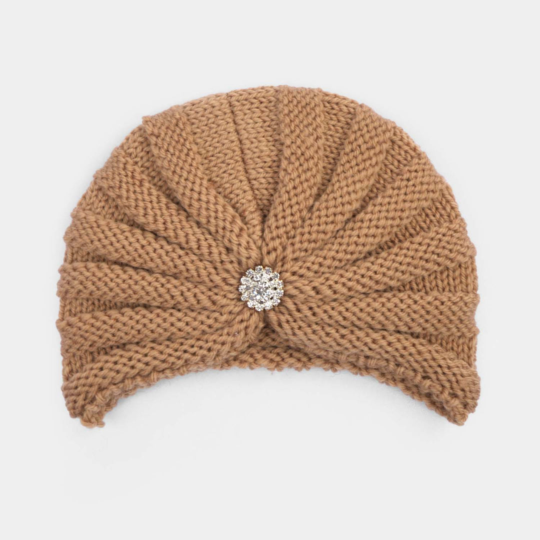 Woolen Baby Turban Cap/Hat