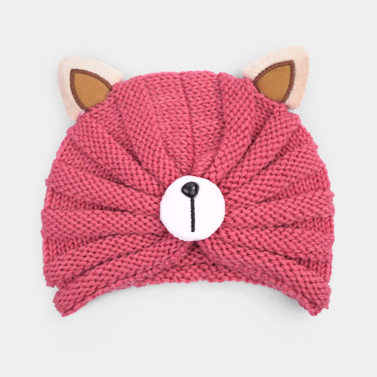 Woolen Baby Turban Cap/Hat