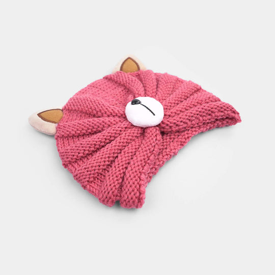 Woolen Baby Turban Cap/Hat
