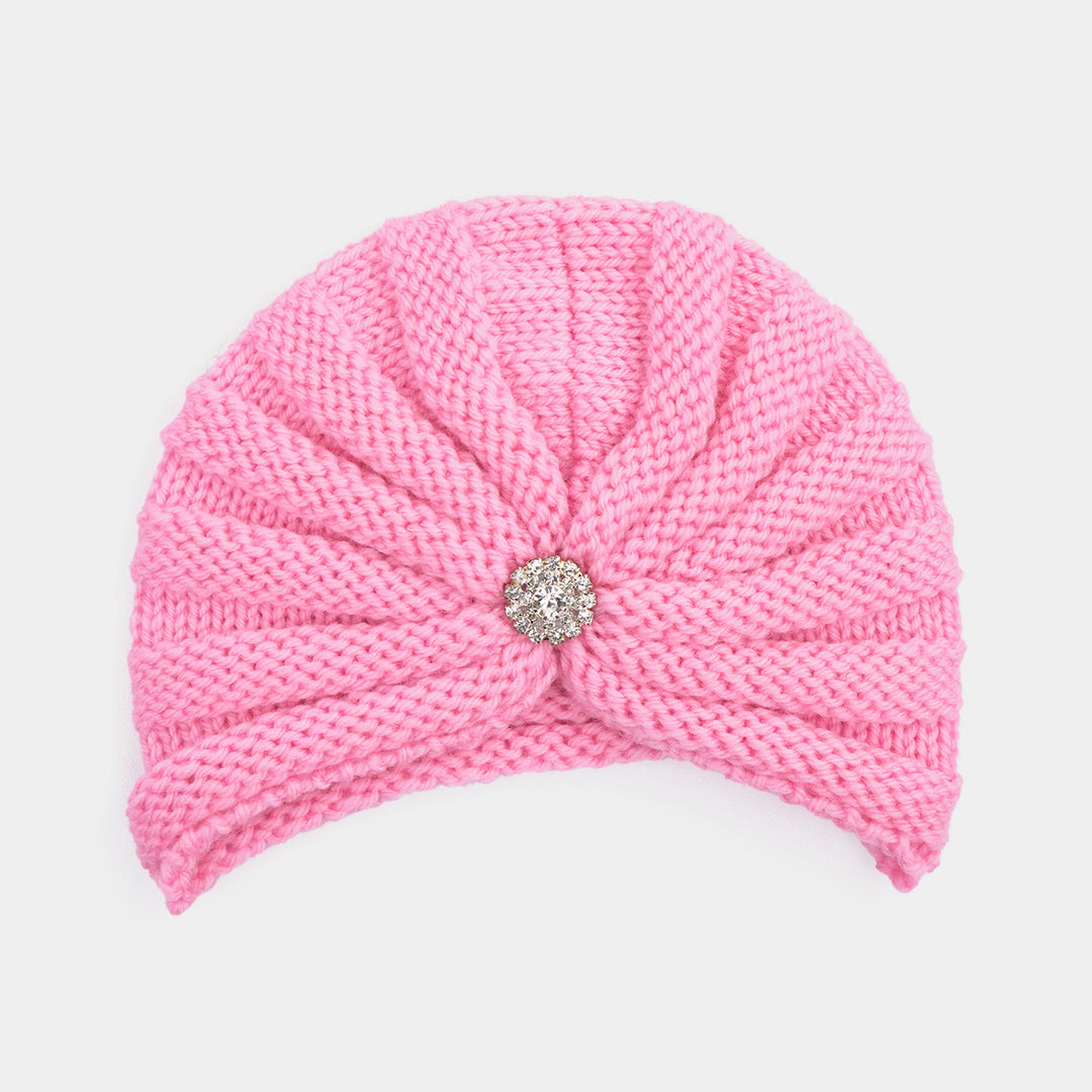 Woolen Baby Turban Cap/Hat