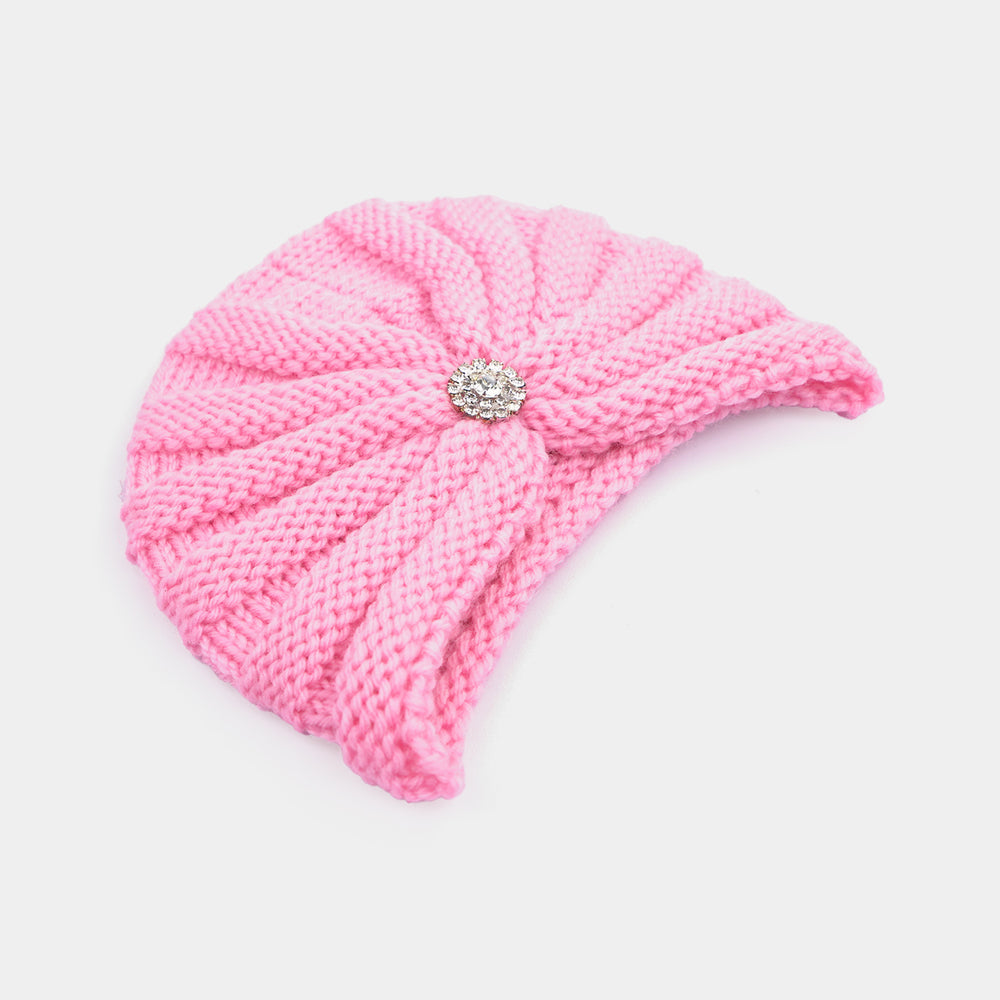Woolen Baby Turban Cap/Hat