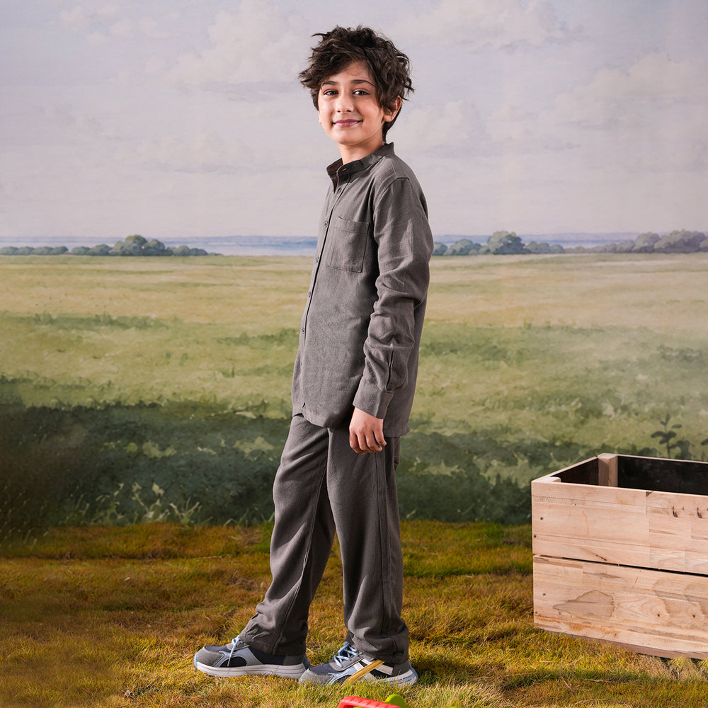 Boys Jacquard Woven Suit