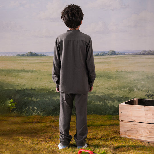 Boys Jacquard Woven Suit