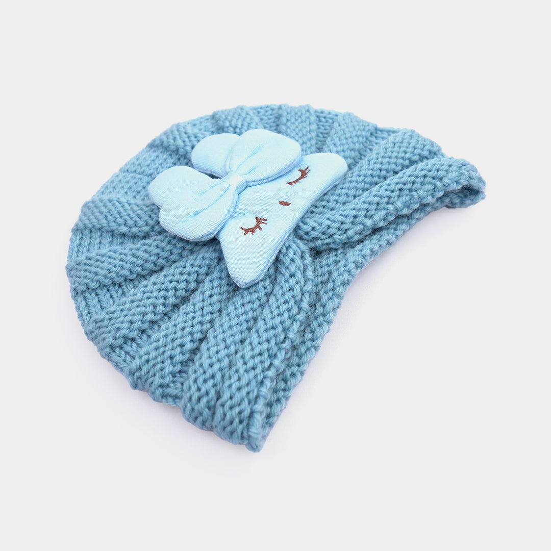 Woolen Baby Turban Cap/Hat