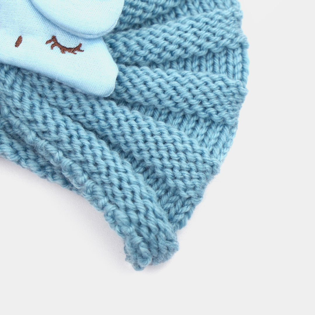 Woolen Baby Turban Cap/Hat