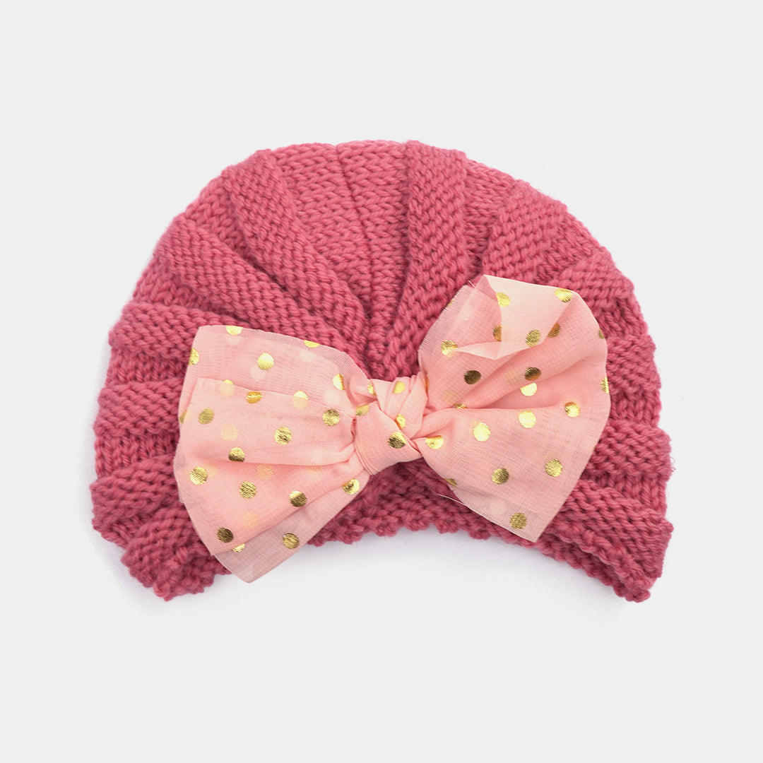 Woolen Baby Turban Cap/Hat