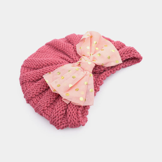 Woolen Baby Turban Cap/Hat