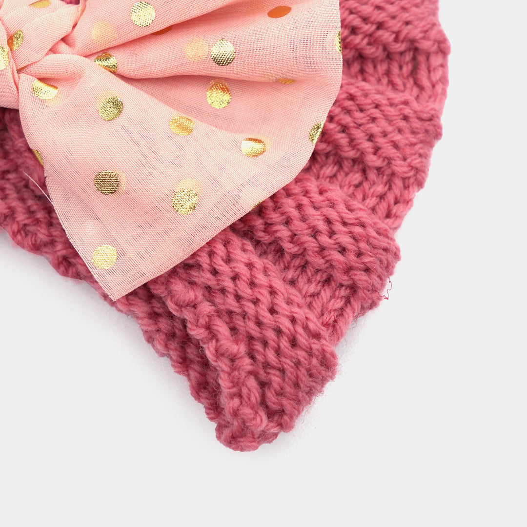 Woolen Baby Turban Cap/Hat