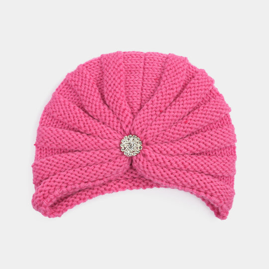 Woolen Baby Turban Cap/Hat