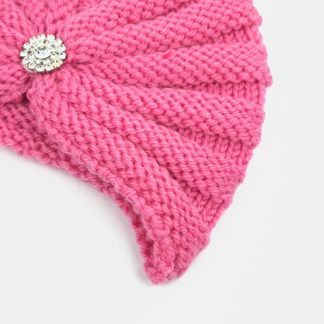 Woolen Baby Turban Cap/Hat