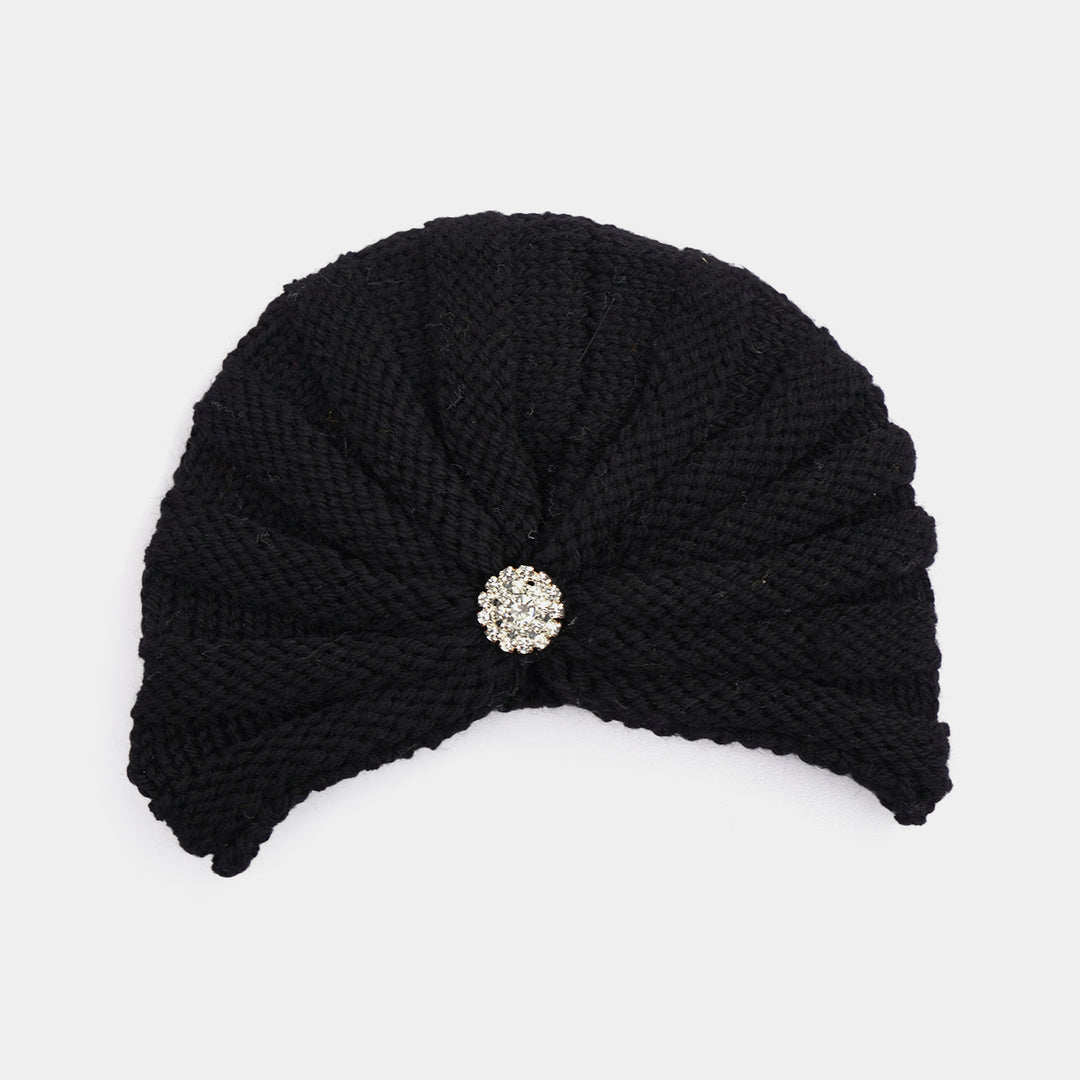 Woolen Baby Turban Cap/Hat
