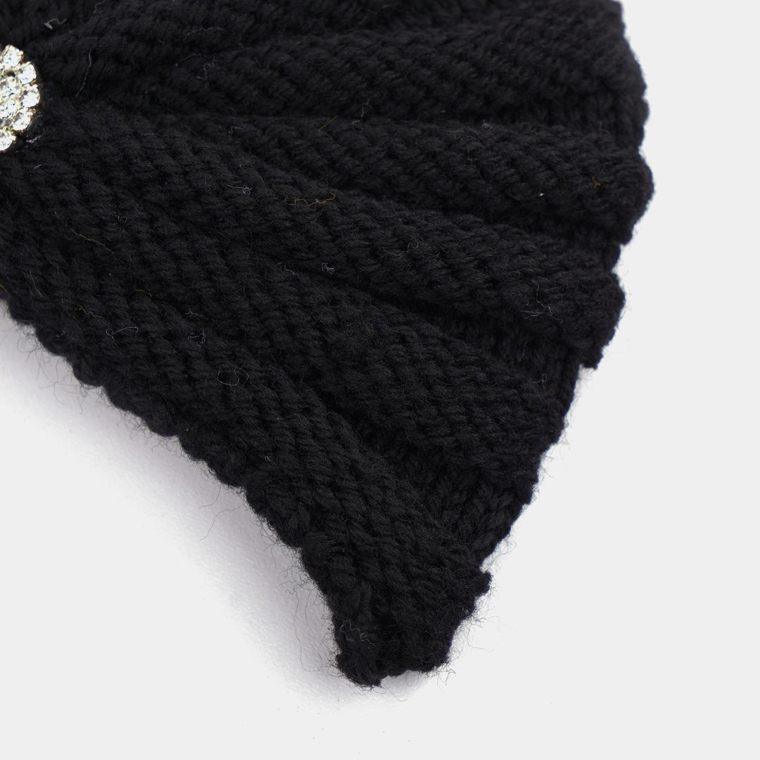 Woolen Baby Turban Cap/Hat