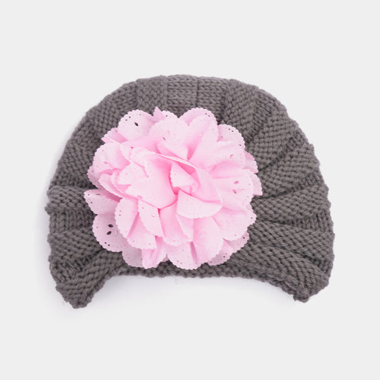 Woolen Baby Turban Cap/Hat