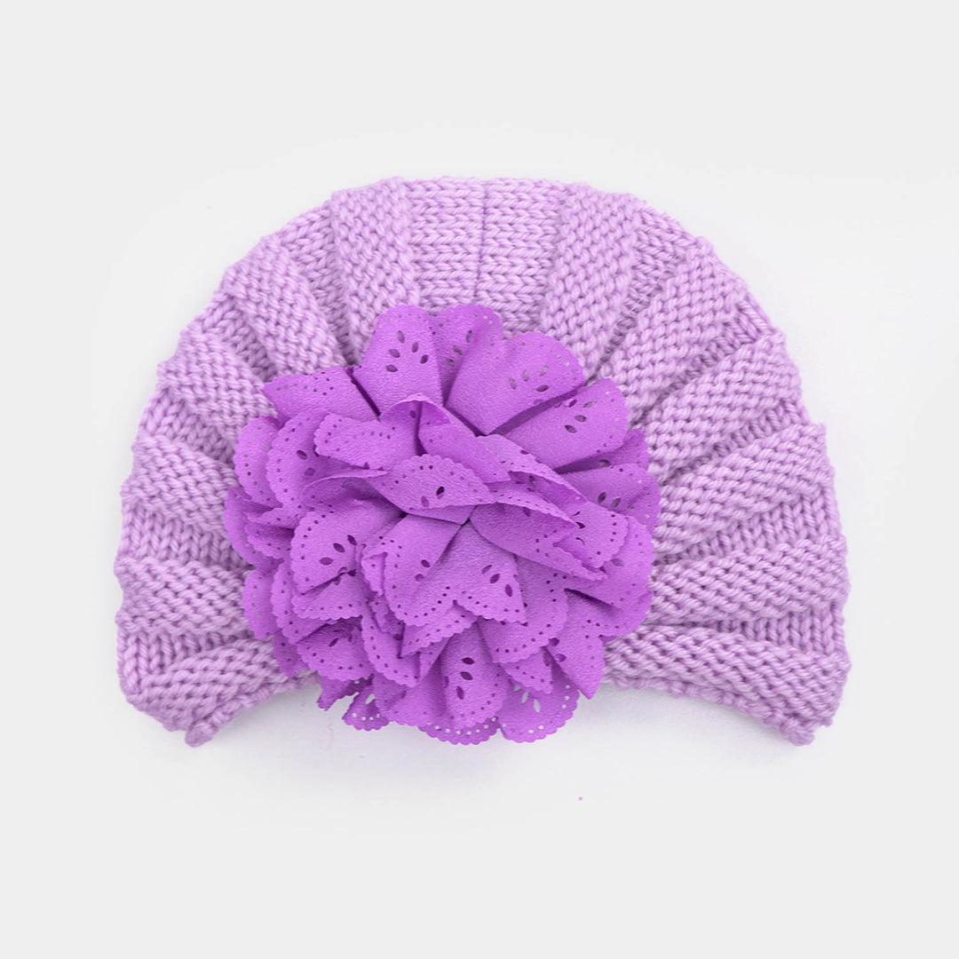 Woolen Baby Turban Cap/Hat