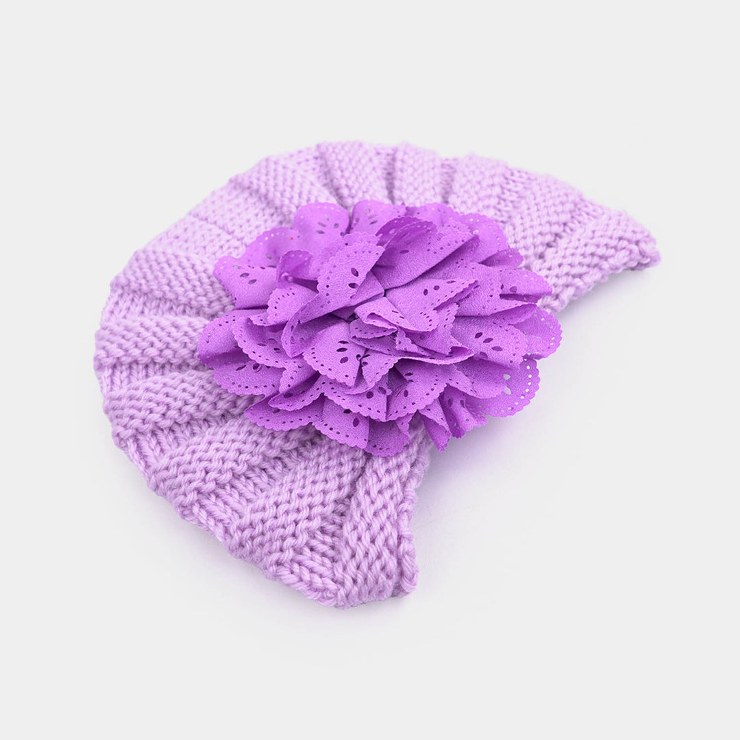 Woolen Baby Turban Cap/Hat